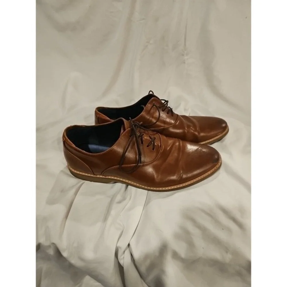 Steve Madden‎ Ollie Brown Leather Oxford Shoe Mens Size 10